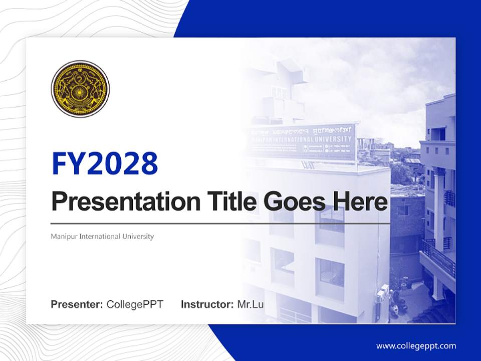 Manipur International University Academic Presentation/Research Findings Report PPT Template4:3 ratio PPT effect preview image5