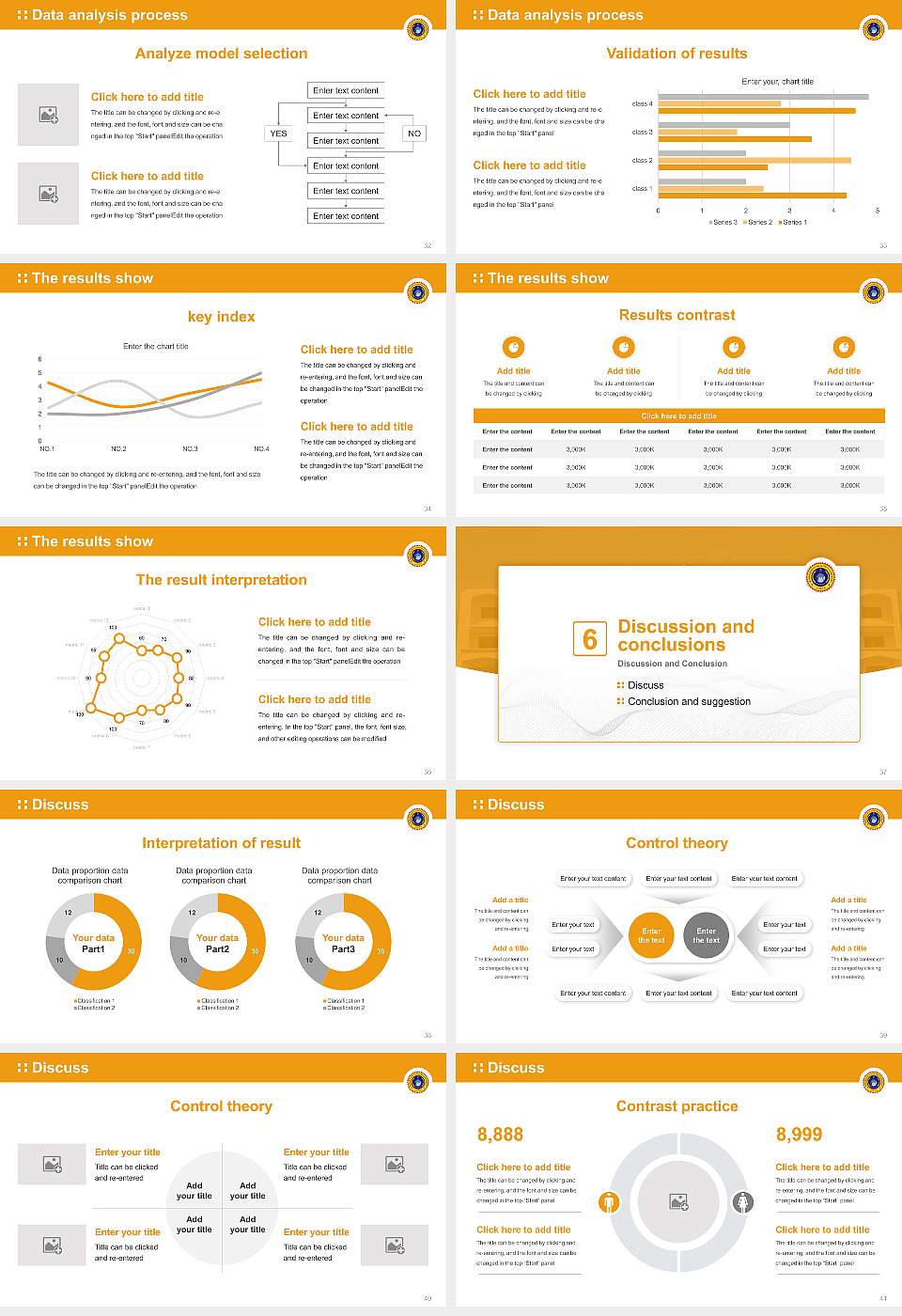 Maharaj Vinayak Global University Graduation Thesis Defense PPT Template16:9 ratio PPT effect preview image5