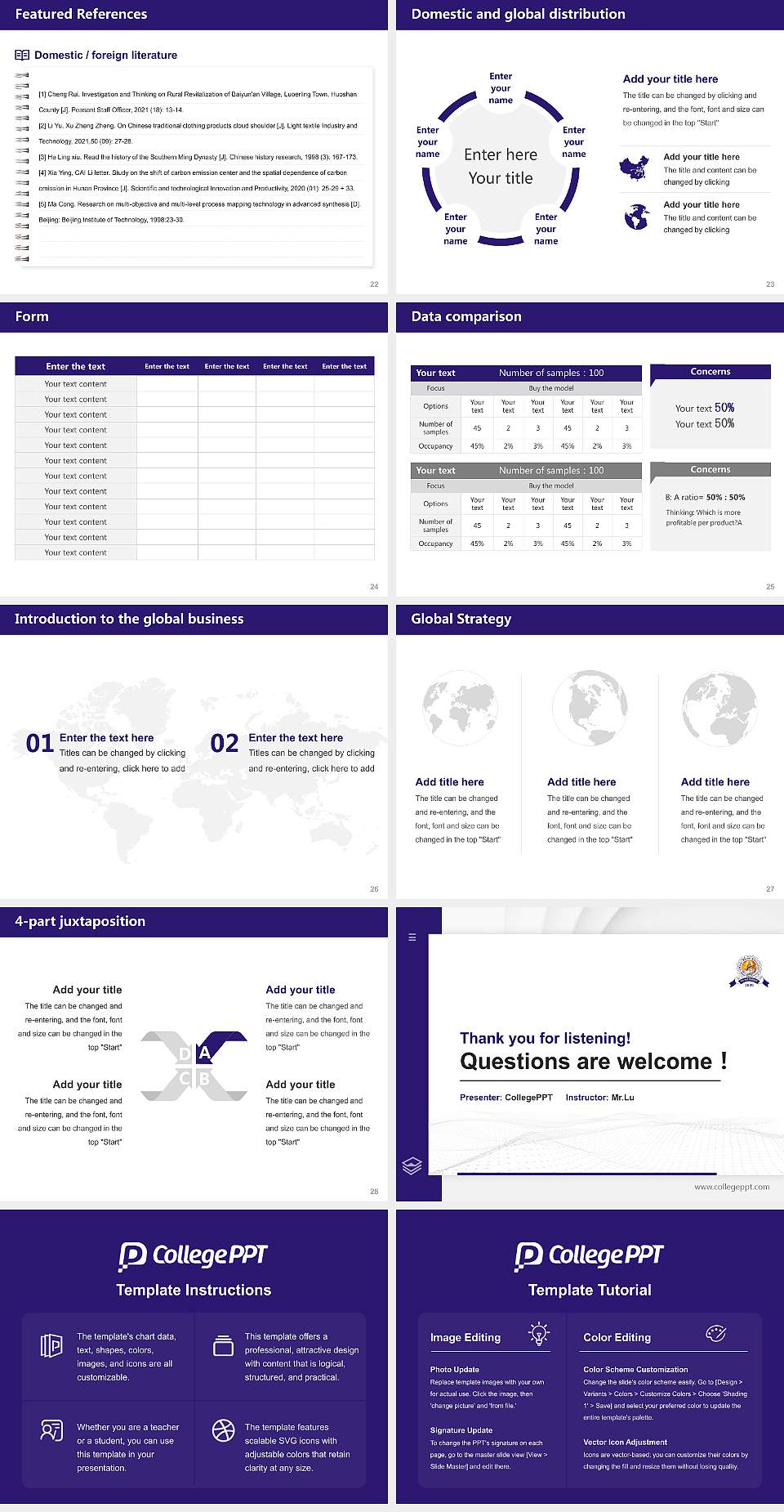 Manav Bharti University Thesis Proposal/Graduation Defense PPT Template4:3 ratio PPT effect preview image4