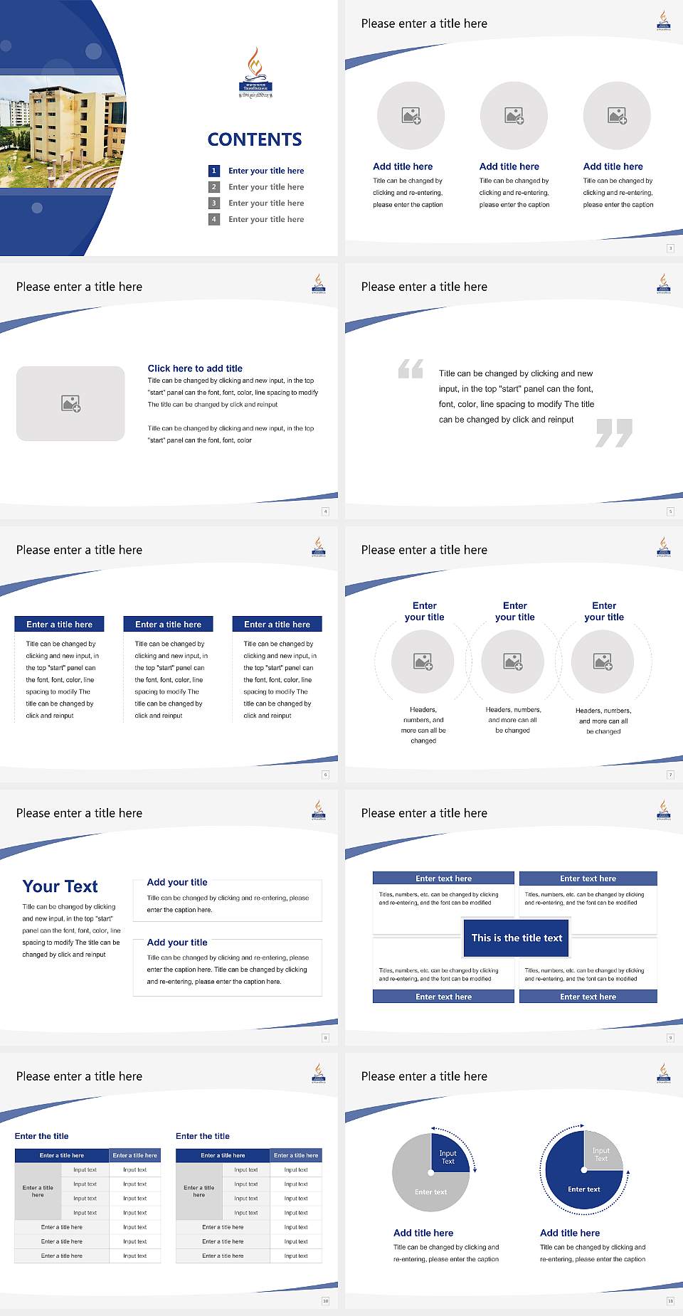 Mangalayatan University Course/Courseware Creation PPT Template4:3 ratio PPT effect preview image2