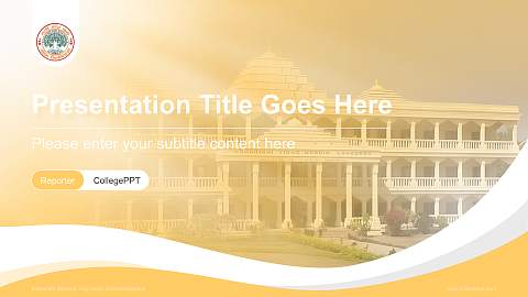Maharishi Mahesh Yogi Vedic Vishwavidyalaya Lecture Sharing and Networking Event PPT Template