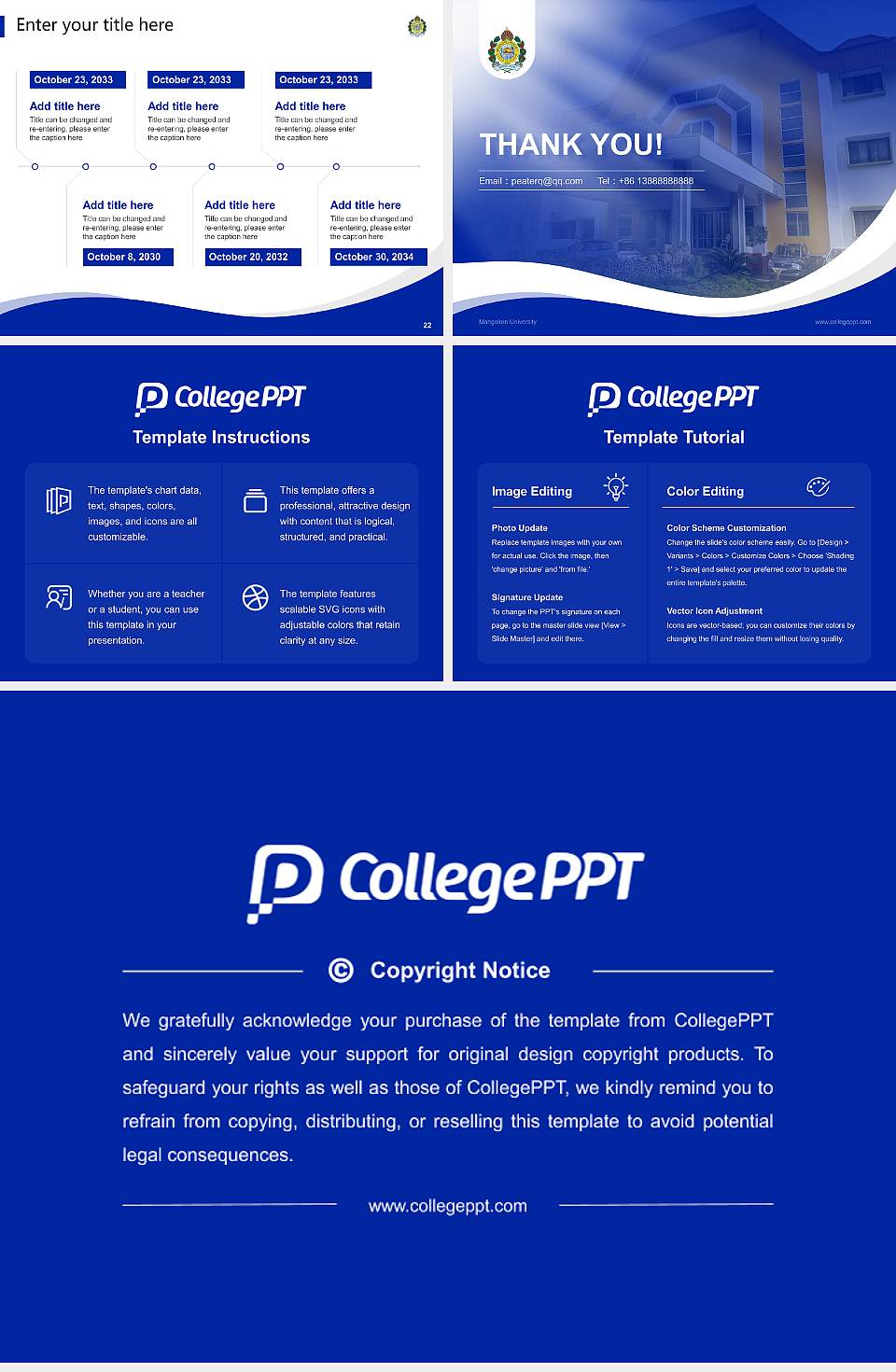 Mangalore University Lecture Sharing and Networking Event PPT Template4:3 ratio PPT effect preview image4
