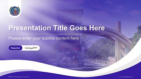 Maharishi Dayanand University Lecture Sharing and Networking Event PPT Template