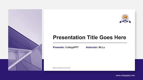 Manav Bharti University General PPT Template