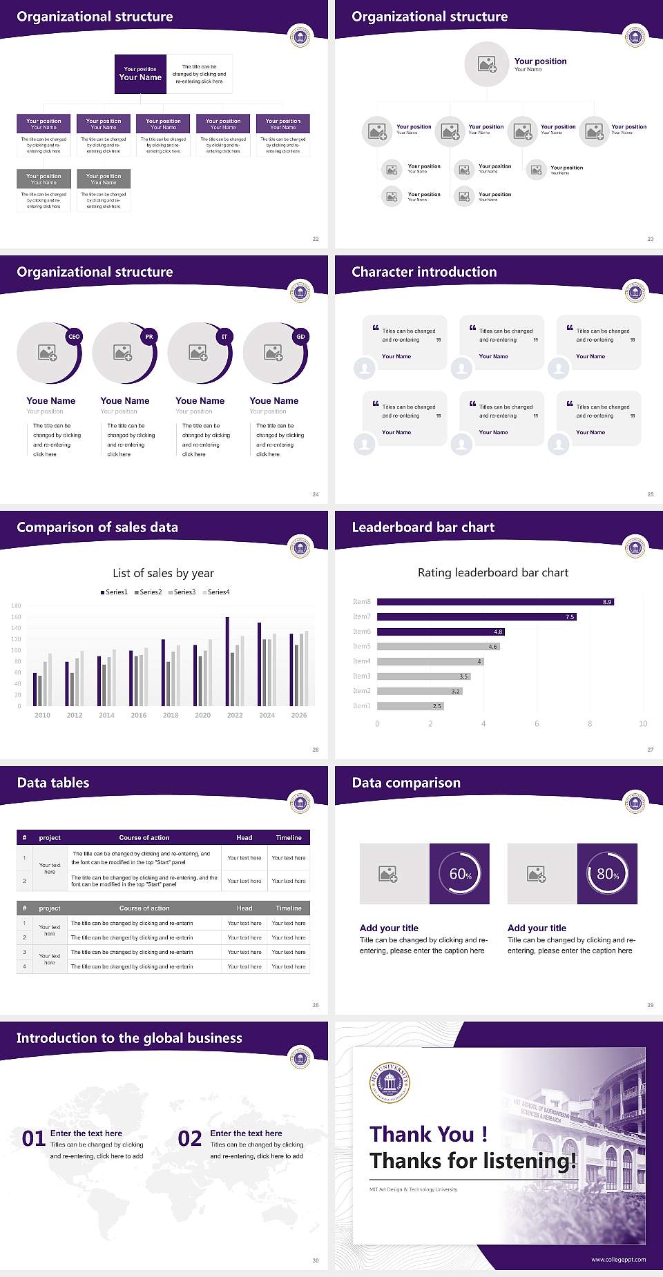 MIT Art Design & Technology University Academic Presentation/Research Findings Report PPT Template4:3 ratio PPT effect preview image4