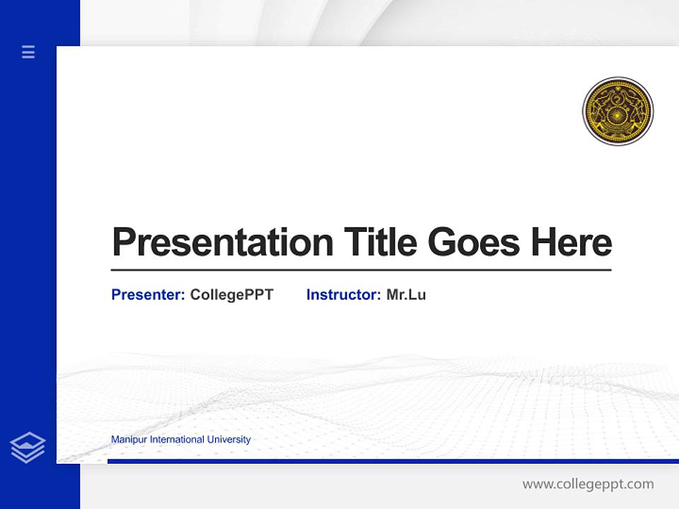 Manipur International University Thesis Proposal/Graduation Defense PPT Template4:3 ratio PPT effect preview image5