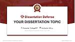 Maharaja Chhatrasal Bundelkhand University Graduation Thesis Defense PPT Template