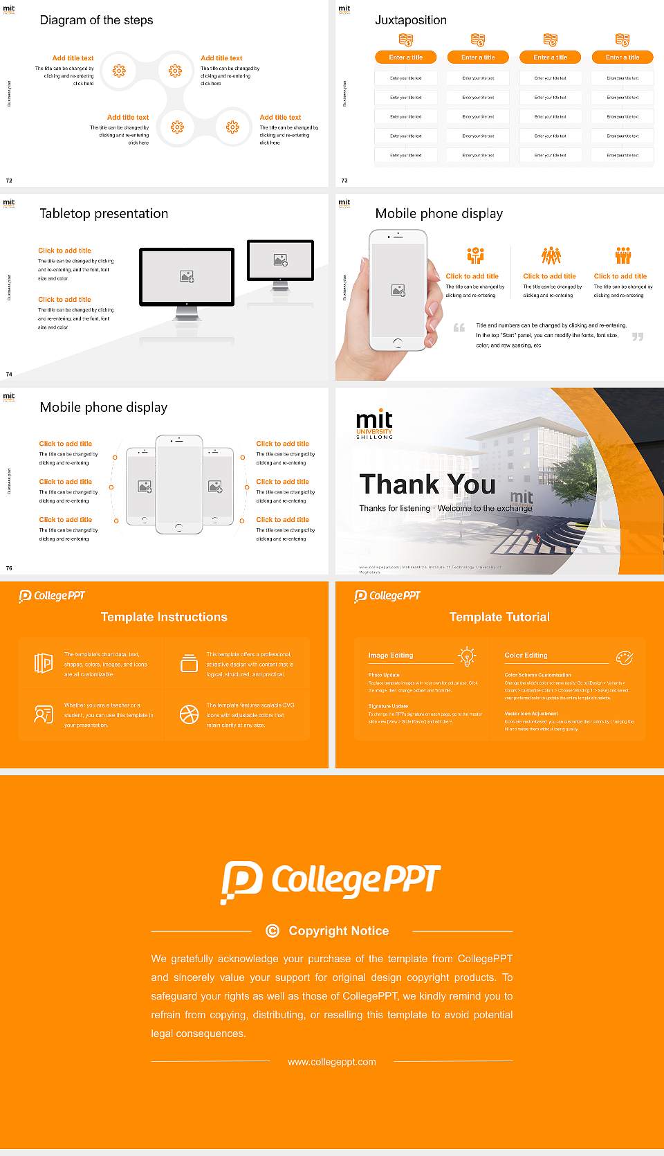 Maharashtra Institute of Technology University of Meghalaya Competition/Entrepreneurship Contest PPT Template16:9 ratio PPT effect preview image9