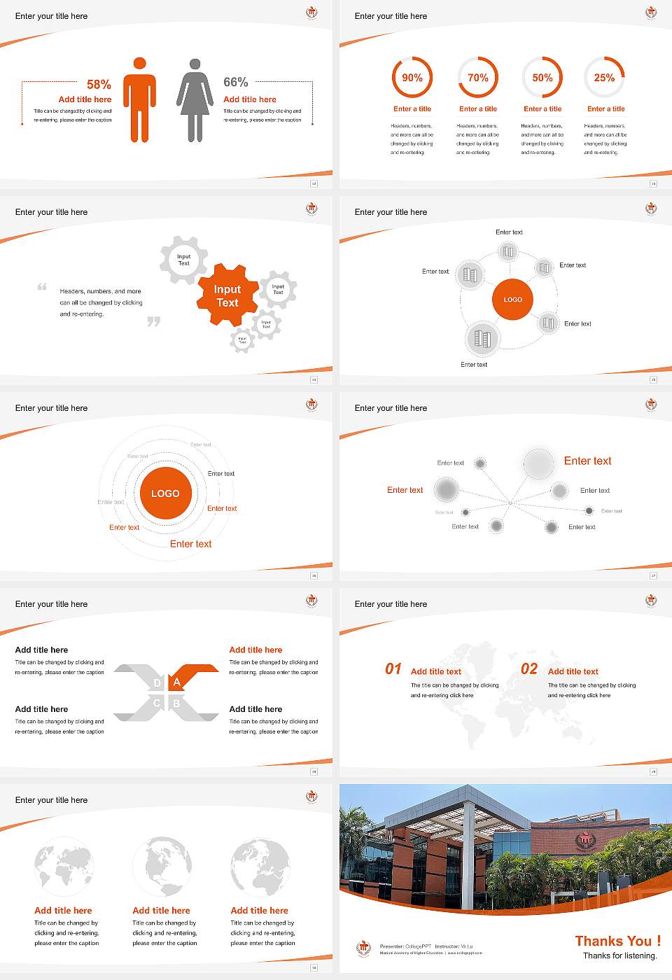 Manipal Academy of Higher Education Course/Courseware Creation PPT Template16:9 ratio PPT effect preview image4