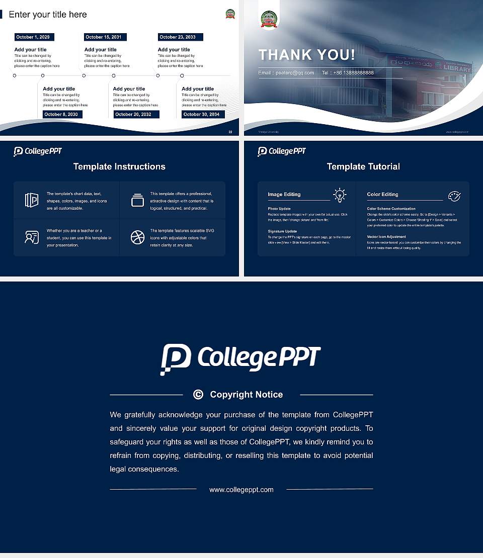 Mandya University Lecture Sharing and Networking Event PPT Template16:9 ratio PPT effect preview image4