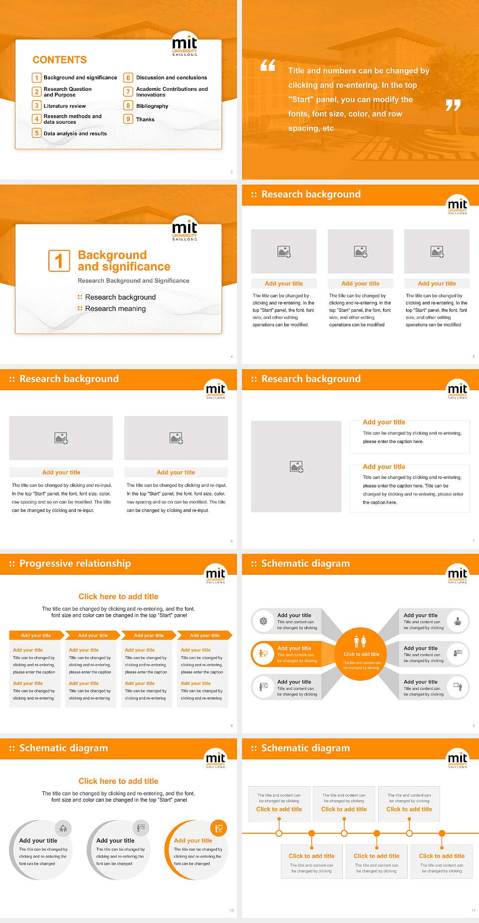 Maharashtra Institute of Technology University of Meghalaya Graduation Thesis Defense PPT Template4:3 ratio PPT effect preview image2