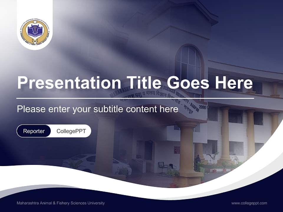 Maharashtra Animal & Fishery Sciences University Lecture Sharing and Networking Event PPT Template4:3 ratio PPT effect preview image4