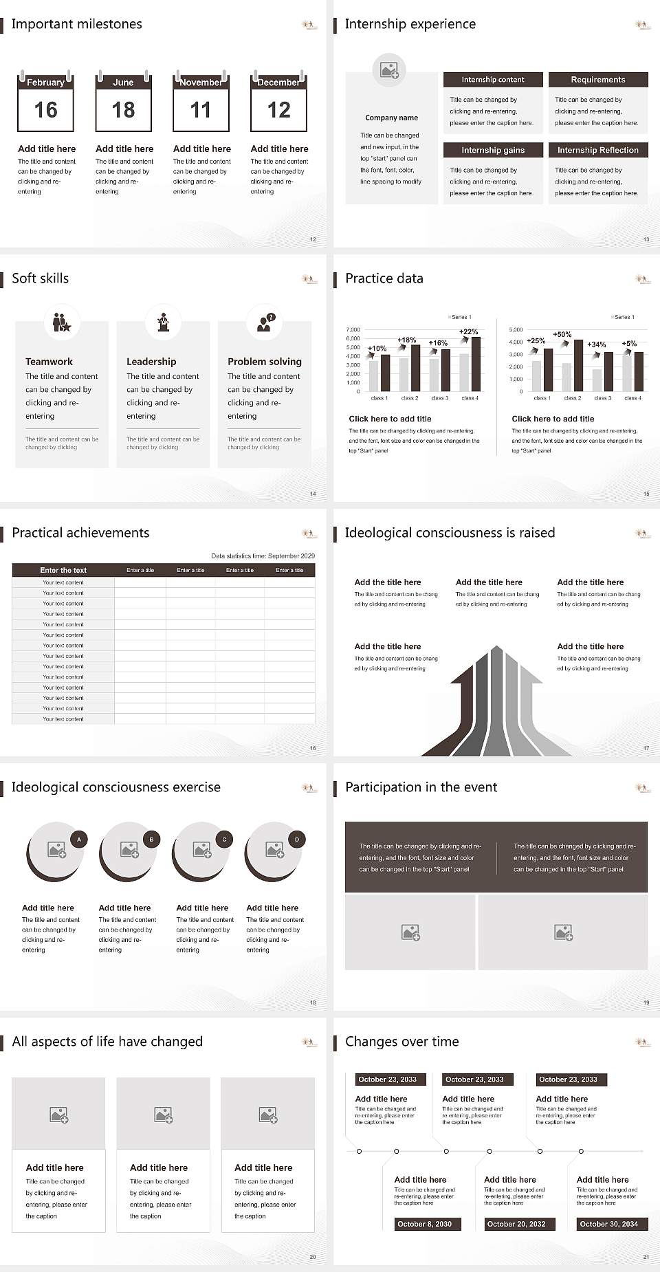 MGM University National Scholarship Defense PPT Template4:3 ratio PPT effect preview image3