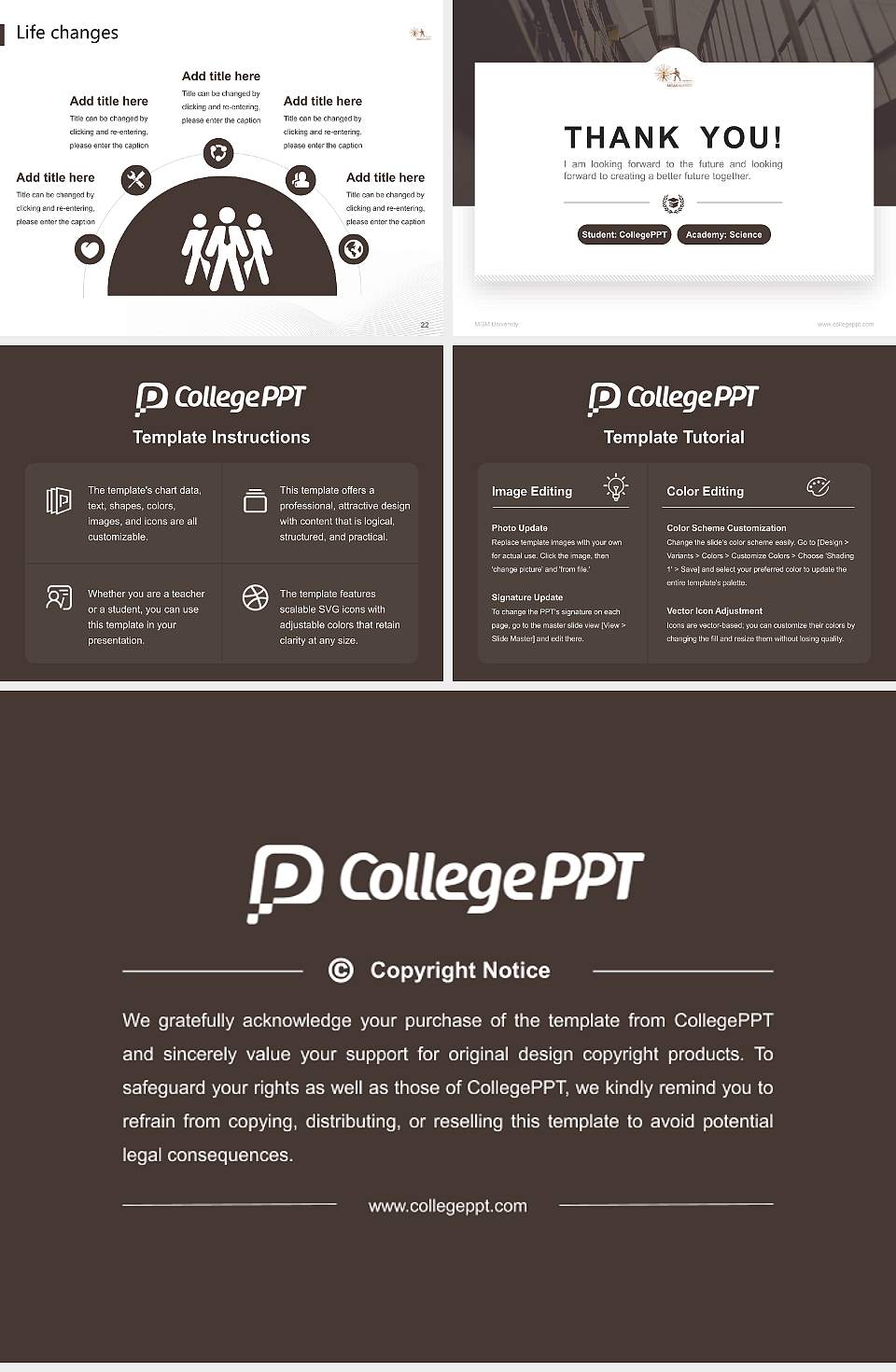 MGM University National Scholarship Defense PPT Template4:3 ratio PPT effect preview image4