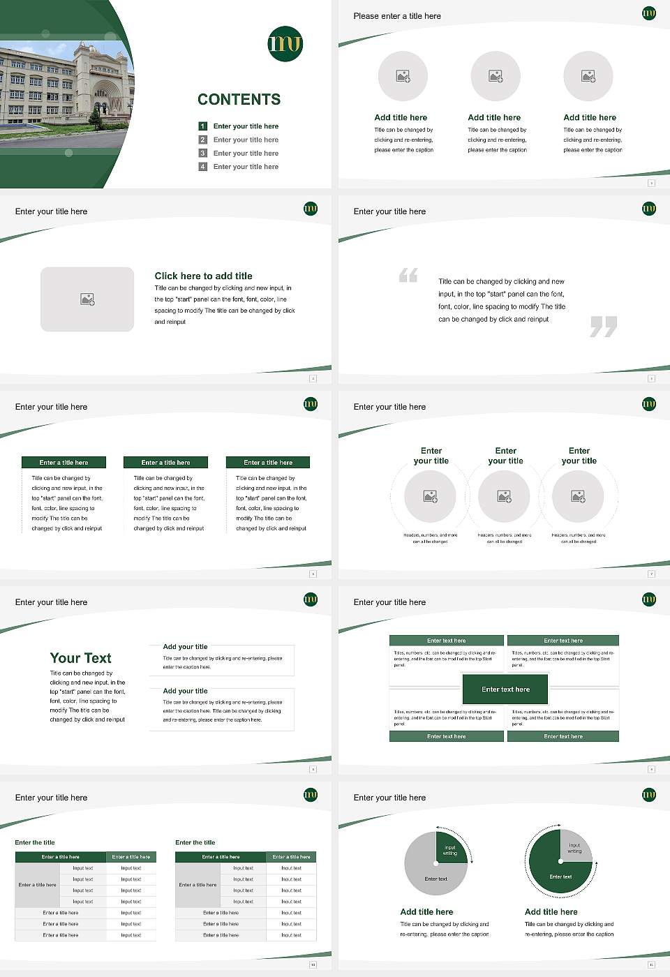Mody University of Science and Technology Course/Courseware Creation PPT Template16:9 ratio PPT effect preview image2