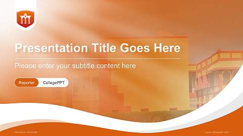Mandsaur University Lecture Sharing and Networking Event PPT Template