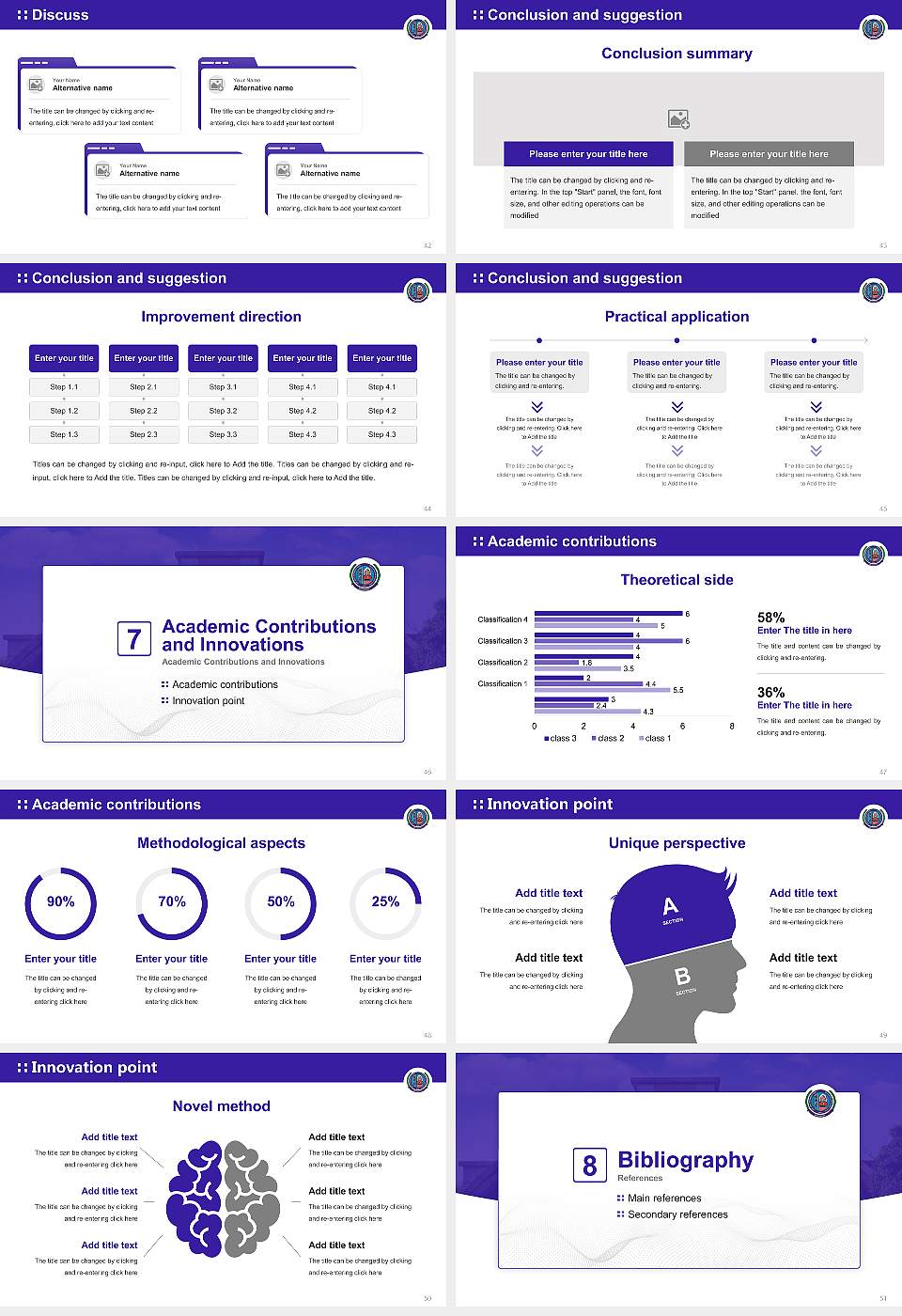 Maharishi Dayanand University Graduation Thesis Defense PPT Template16:9 ratio PPT effect preview image6