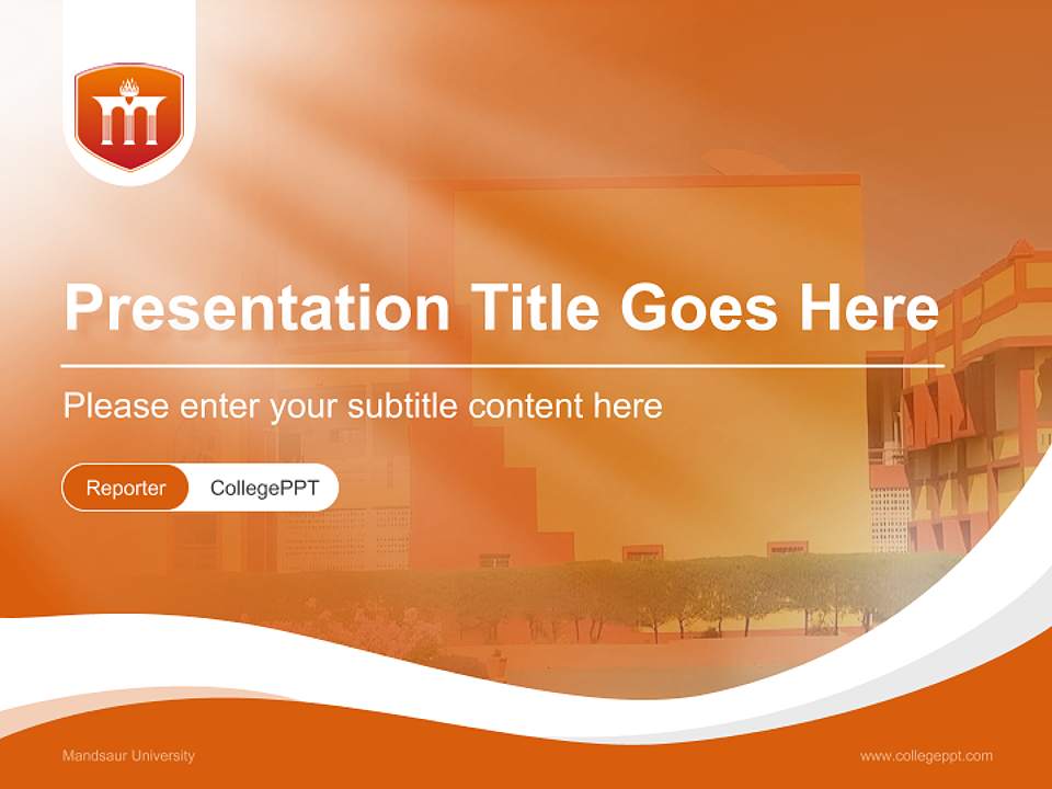 Mandsaur University Lecture Sharing and Networking Event PPT Template4:3 ratio PPT effect preview image4