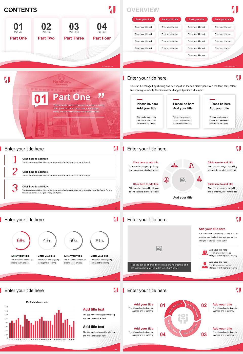 Mahindra University Lecture Sharing and Networking Event PPT Template16:9 ratio PPT effect preview image2