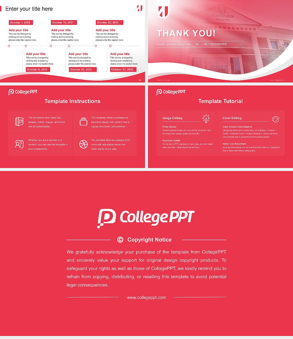 Mahindra University Lecture Sharing and Networking Event PPT Template16:9 ratio PPT effect preview image4