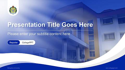 Mangalore University Lecture Sharing and Networking Event PPT Template