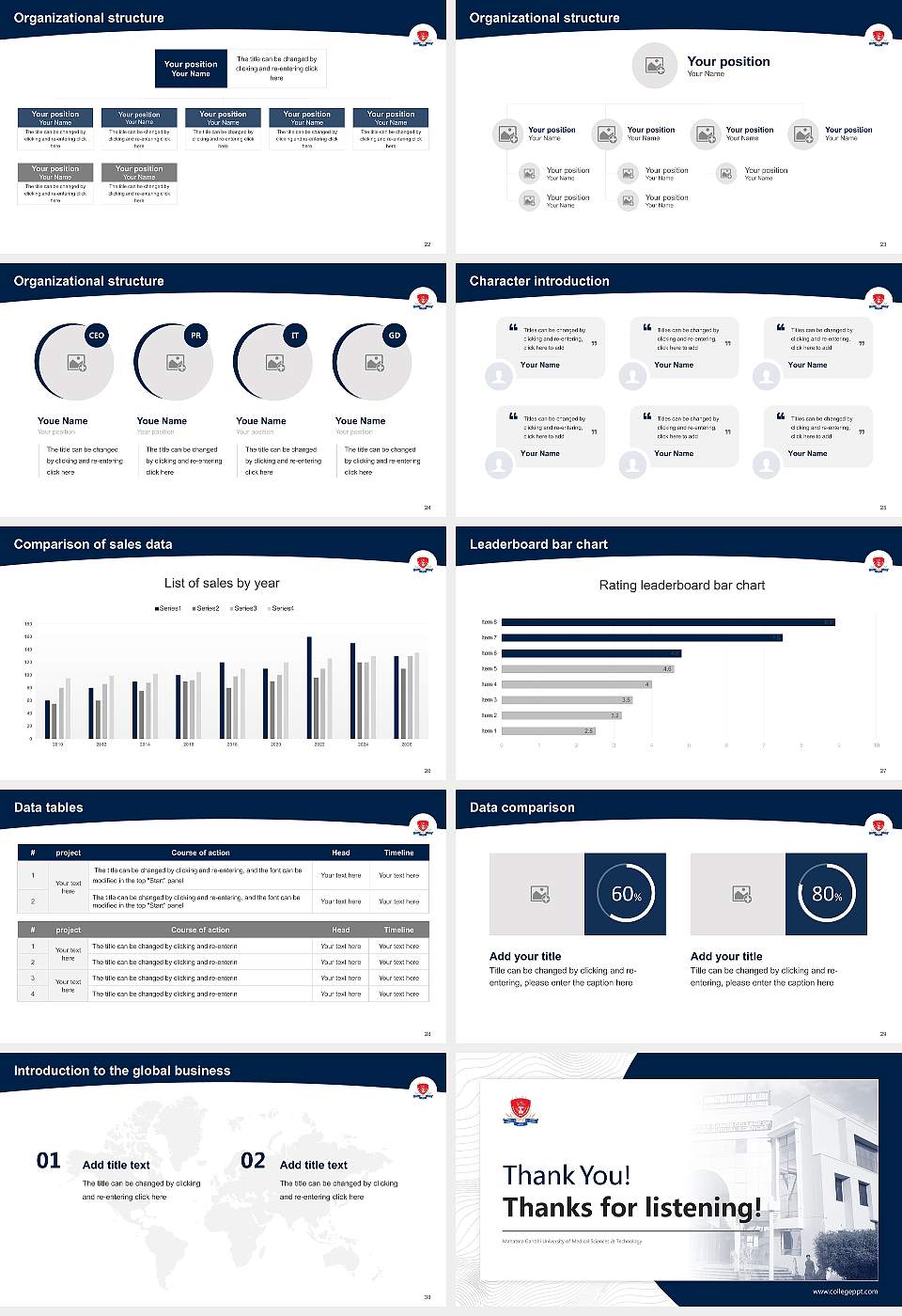 Mahatma Gandhi University of Medical Sciences & Technology Academic Presentation/Research Findings Report PPT Template16:9 ratio PPT effect preview image4