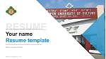 Manipur University of Culture Resume PPT Template