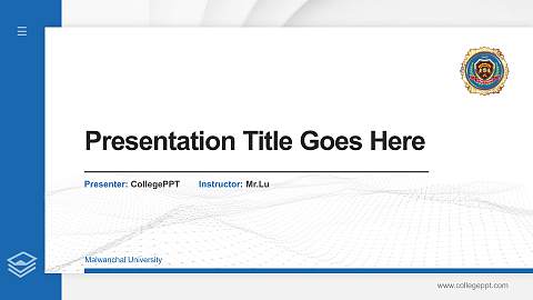 Malwanchal University Thesis Proposal/Graduation Defense PPT Template