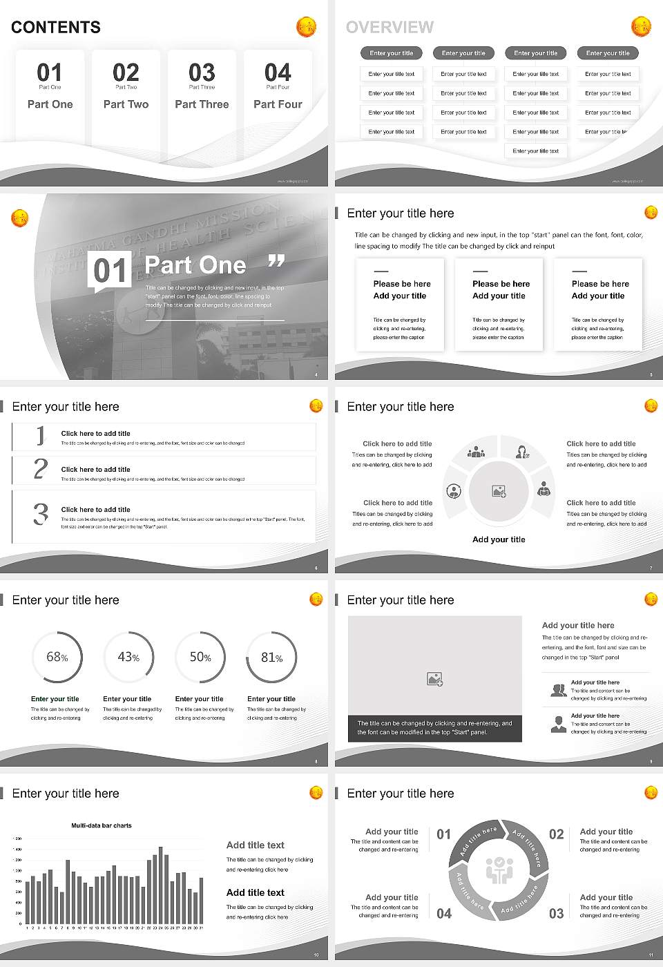 MGM Institute of Health Sciences Lecture Sharing and Networking Event PPT Template16:9 ratio PPT effect preview image2