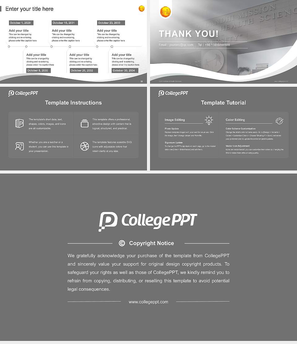 MGM Institute of Health Sciences Lecture Sharing and Networking Event PPT Template16:9 ratio PPT effect preview image4