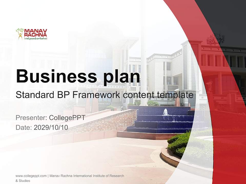 Manav Rachna International Institute of Research & Studies Competition/Entrepreneurship Contest PPT Template4:3 ratio PPT effect preview image9