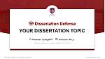 Maharashtra National Law University (Nagpur) Graduation Thesis Defense PPT Template