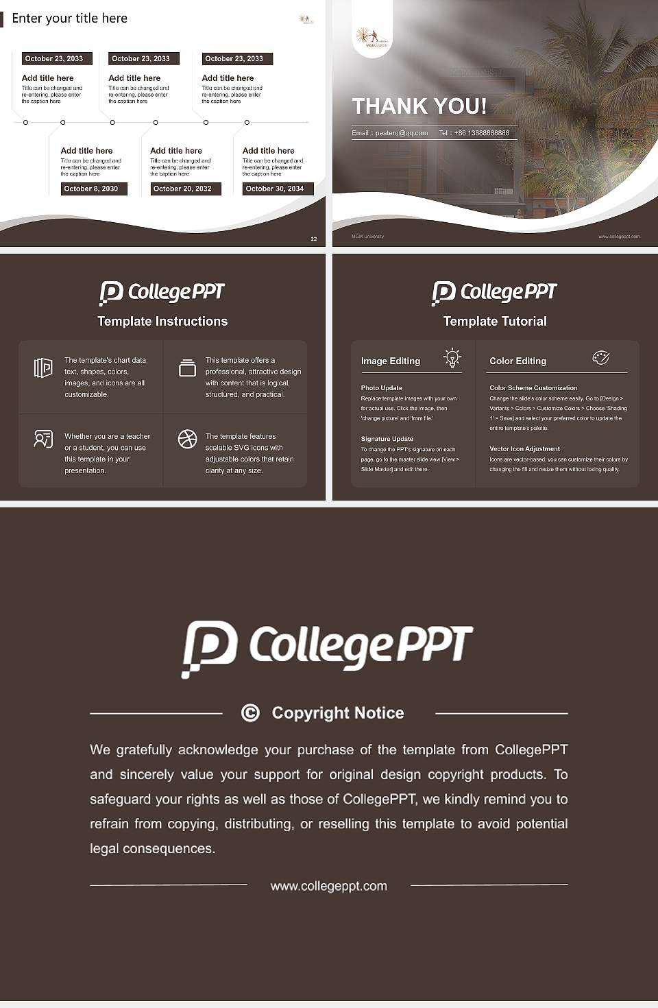 MGM University Lecture Sharing and Networking Event PPT Template4:3 ratio PPT effect preview image4