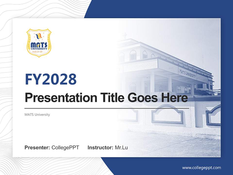 MATS University Academic Presentation/Research Findings Report PPT Template4:3 ratio PPT effect preview image5