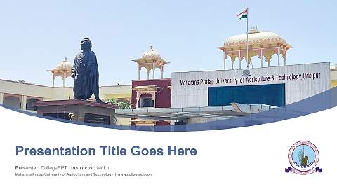 Maharana Pratap University of Agriculture and Technology Course/Courseware Creation PPT Template