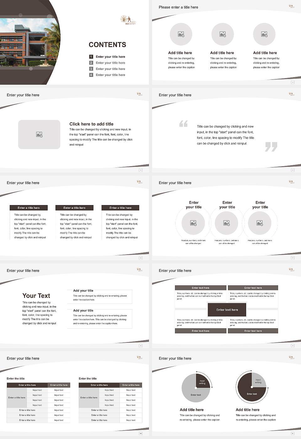 MGM University Course/Courseware Creation PPT Template16:9 ratio PPT effect preview image2