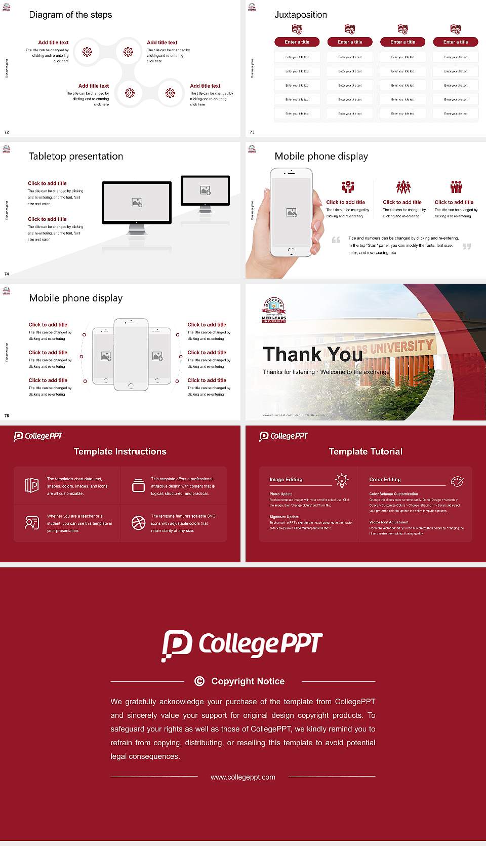 Medi-Caps University Competition/Entrepreneurship Contest PPT Template16:9 ratio PPT effect preview image9