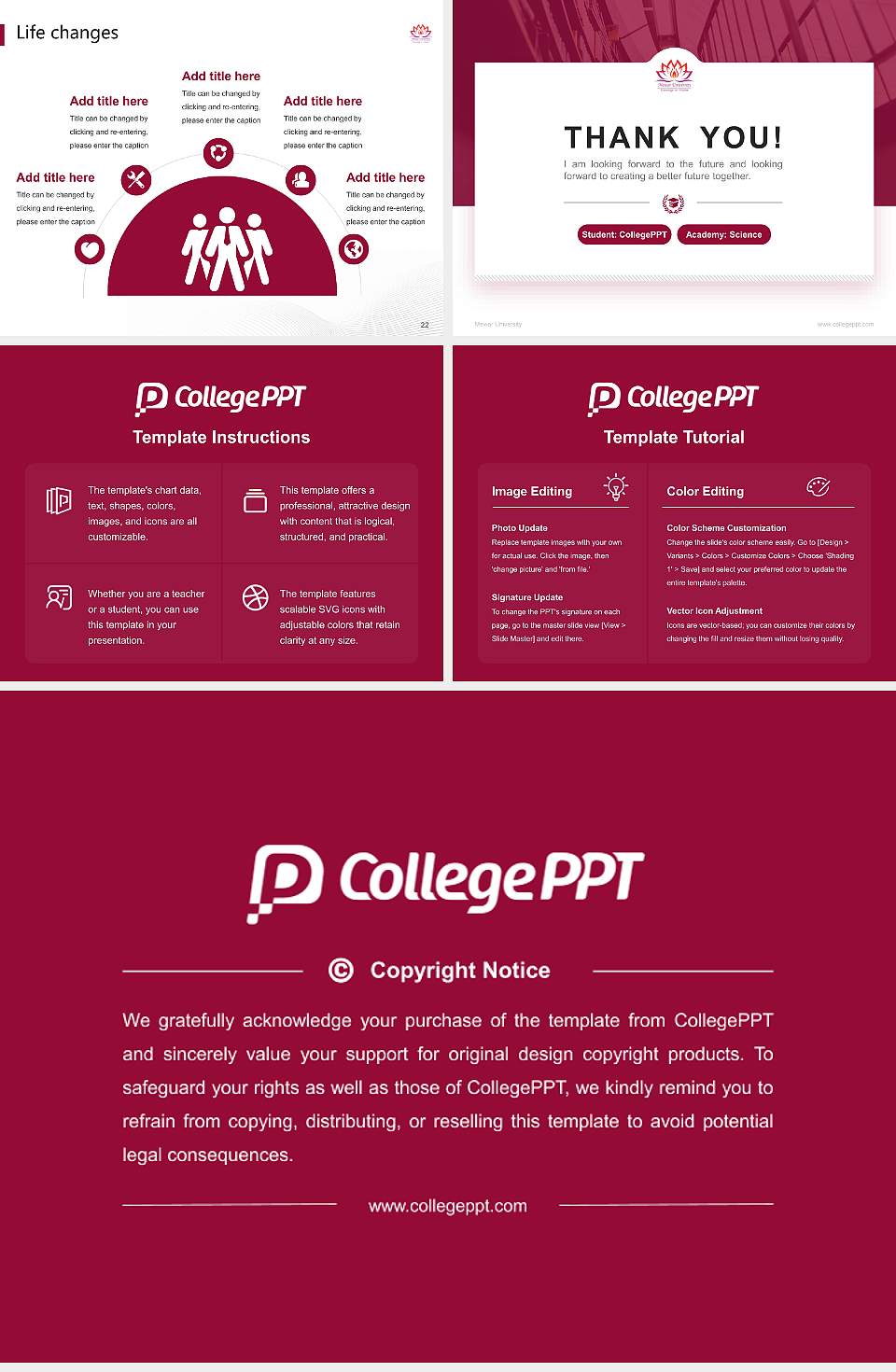 Mewar University National Scholarship Defense PPT Template4:3 ratio PPT effect preview image4