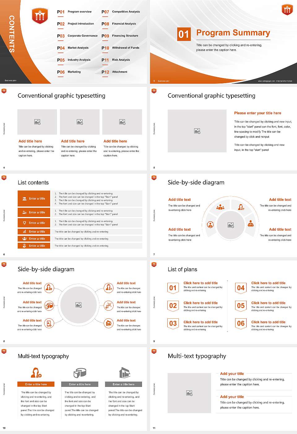 Mandsaur University Competition/Entrepreneurship Contest PPT Template16:9 ratio PPT effect preview image2