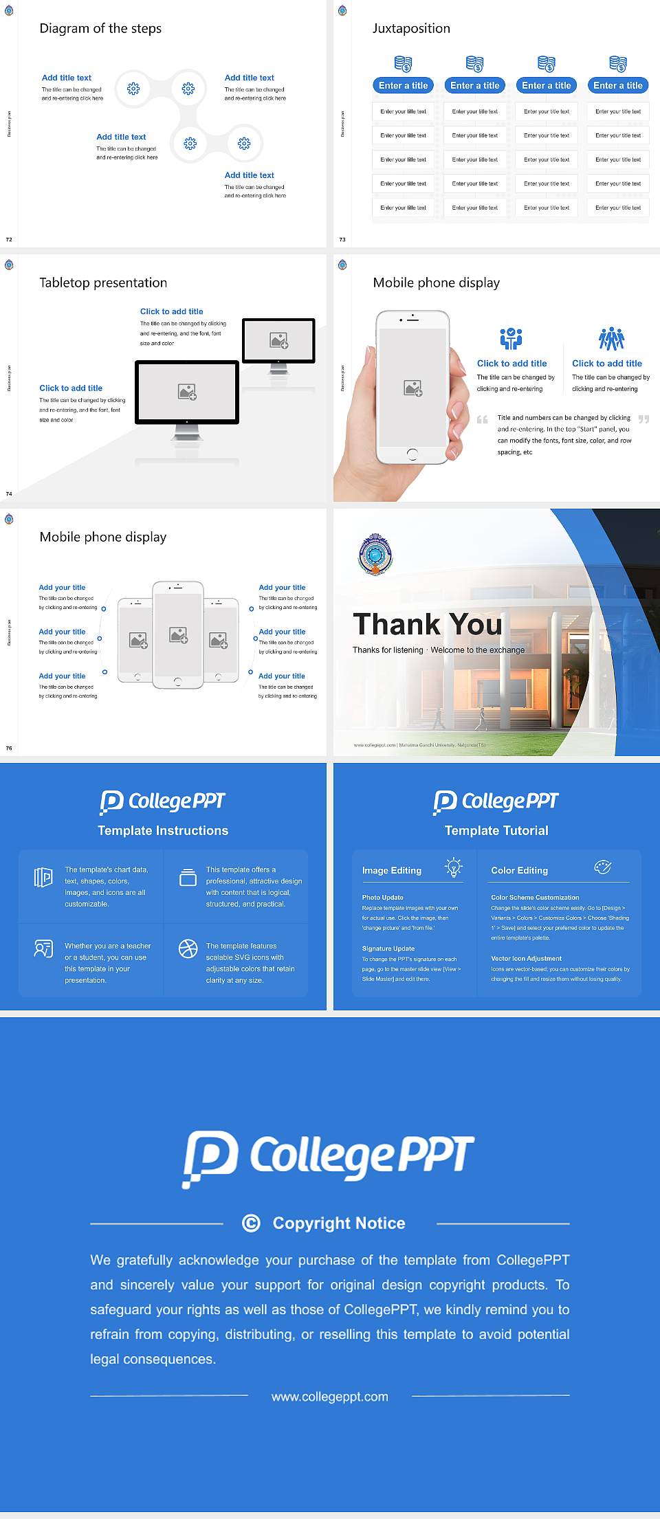 Mahatma Gandhi University, Nalgonda(TS) Competition/Entrepreneurship Contest PPT Template4:3 ratio PPT effect preview image9