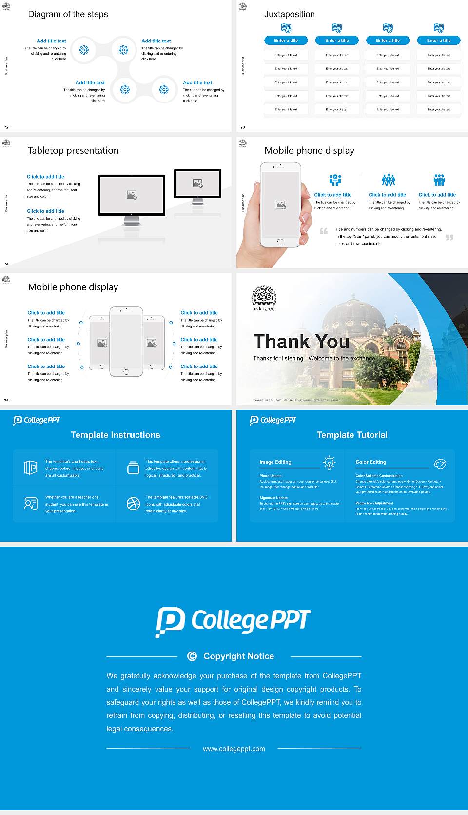 Maharaja Sayajirao University of Baroda Competition/Entrepreneurship Contest PPT Template16:9 ratio PPT effect preview image9