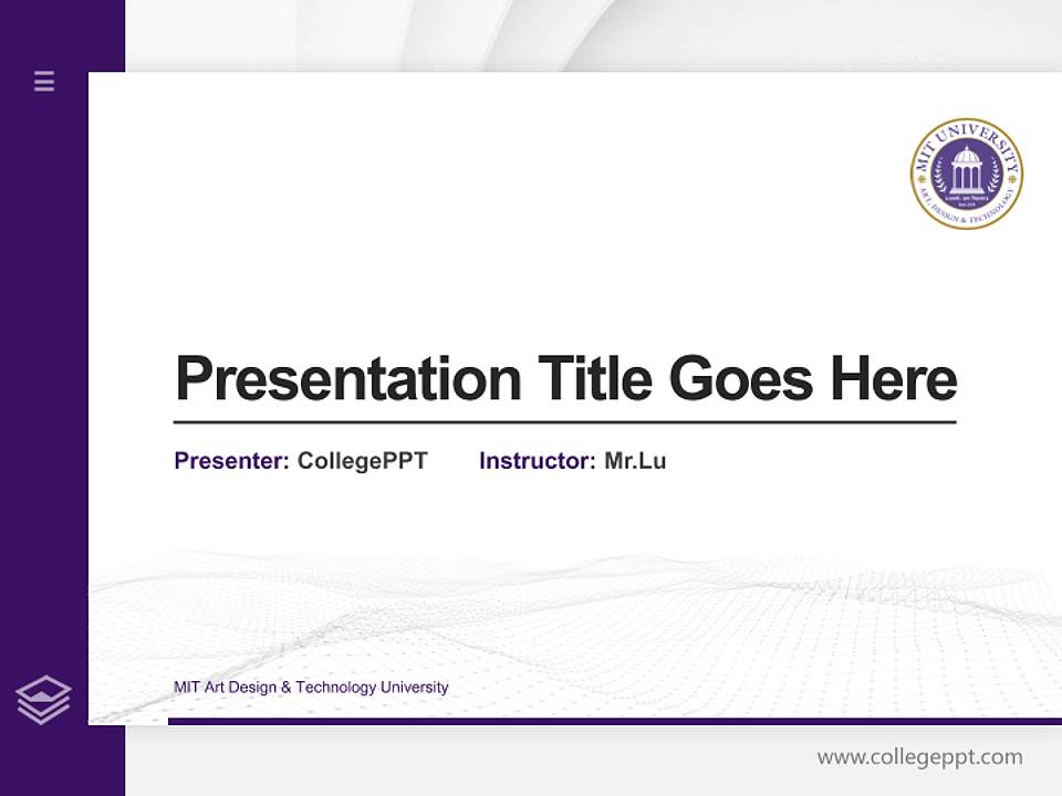 MIT Art Design & Technology University Thesis Proposal/Graduation Defense PPT Template4:3 ratio PPT effect preview image5