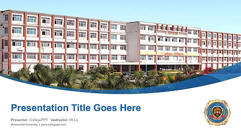 Malwanchal University Course/Courseware Creation PPT Template