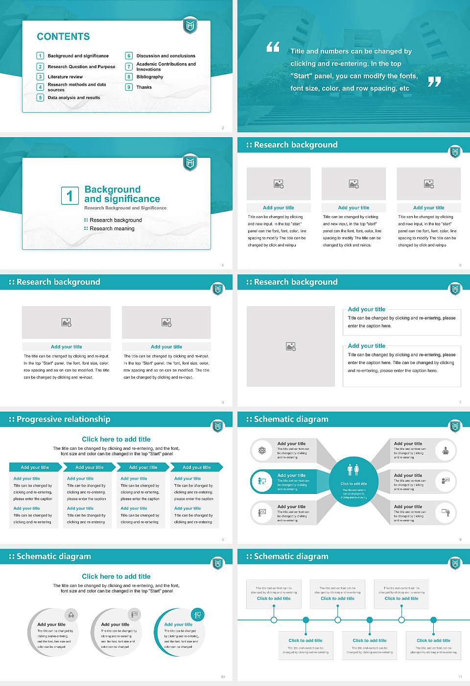 Marwadi University Graduation Thesis Defense PPT Template16:9 ratio PPT effect preview image2