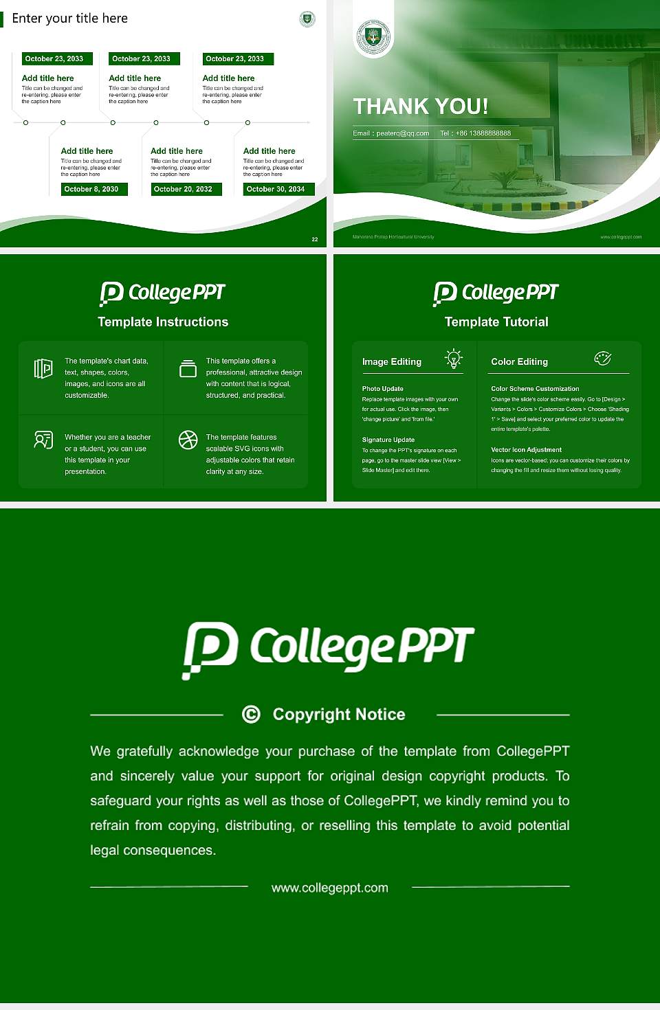 Maharana Pratap Horticultural University Lecture Sharing and Networking Event PPT Template4:3 ratio PPT effect preview image4