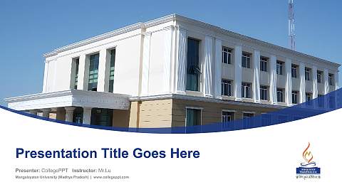 Mangalayatan University (Madhya Pradesh) Course/Courseware Creation PPT Template