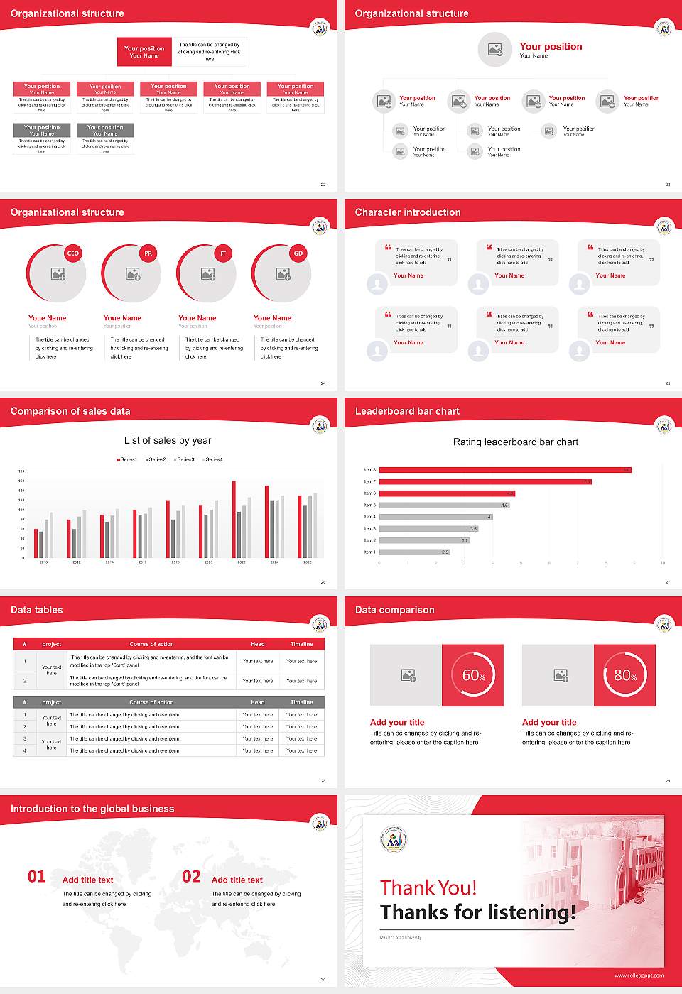 Maulana Azad University Academic Presentation/Research Findings Report PPT Template16:9 ratio PPT effect preview image4