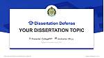 Mangalore University Graduation Thesis Defense PPT Template