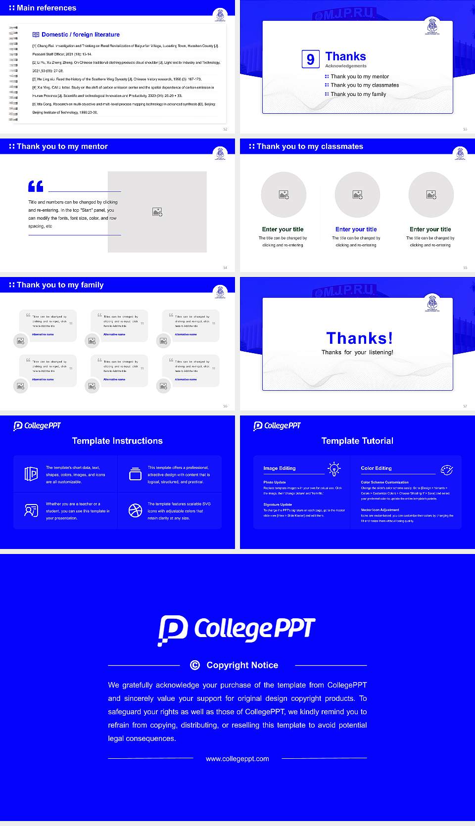 Mahatma Jyotiba Phule Rohilkhand University Graduation Thesis Defense PPT Template16:9 ratio PPT effect preview image7