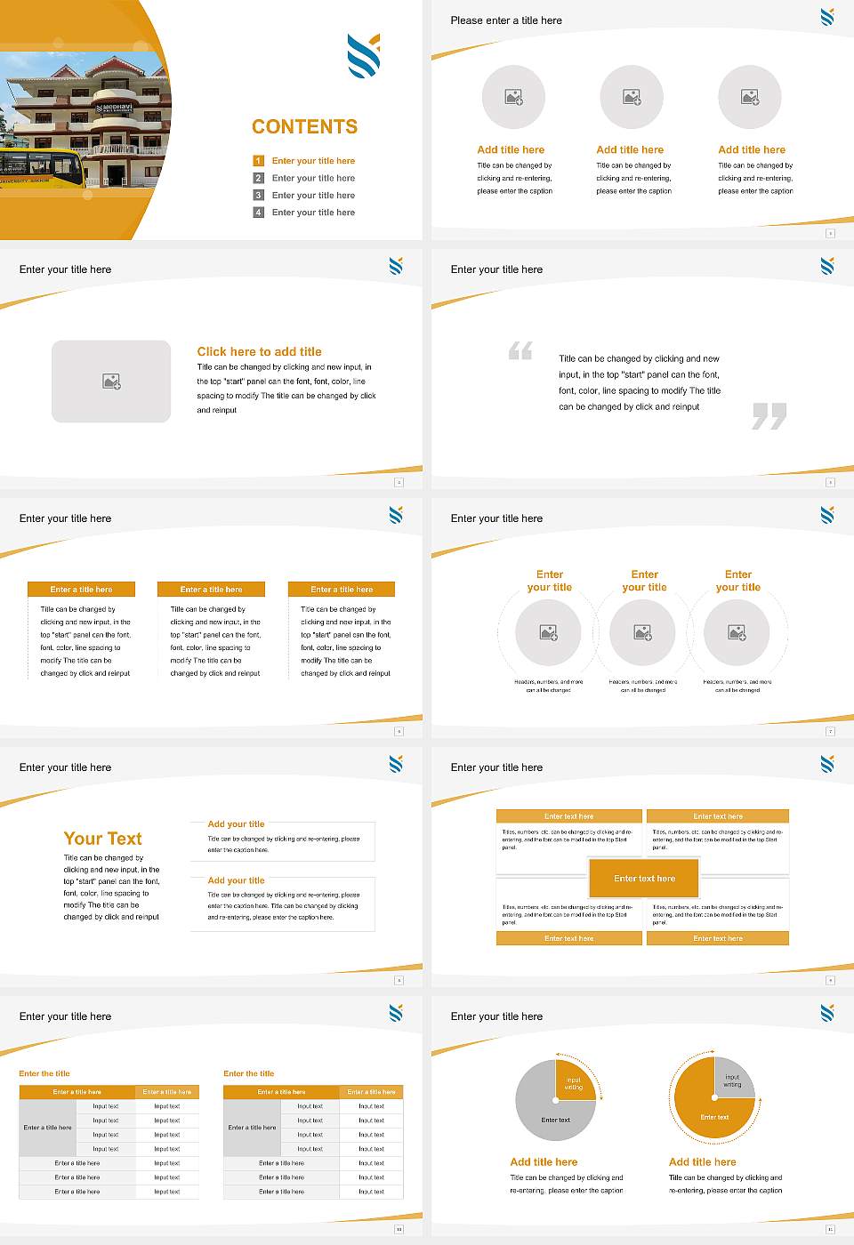 Medhavi Skills University Course/Courseware Creation PPT Template16:9 ratio PPT effect preview image2